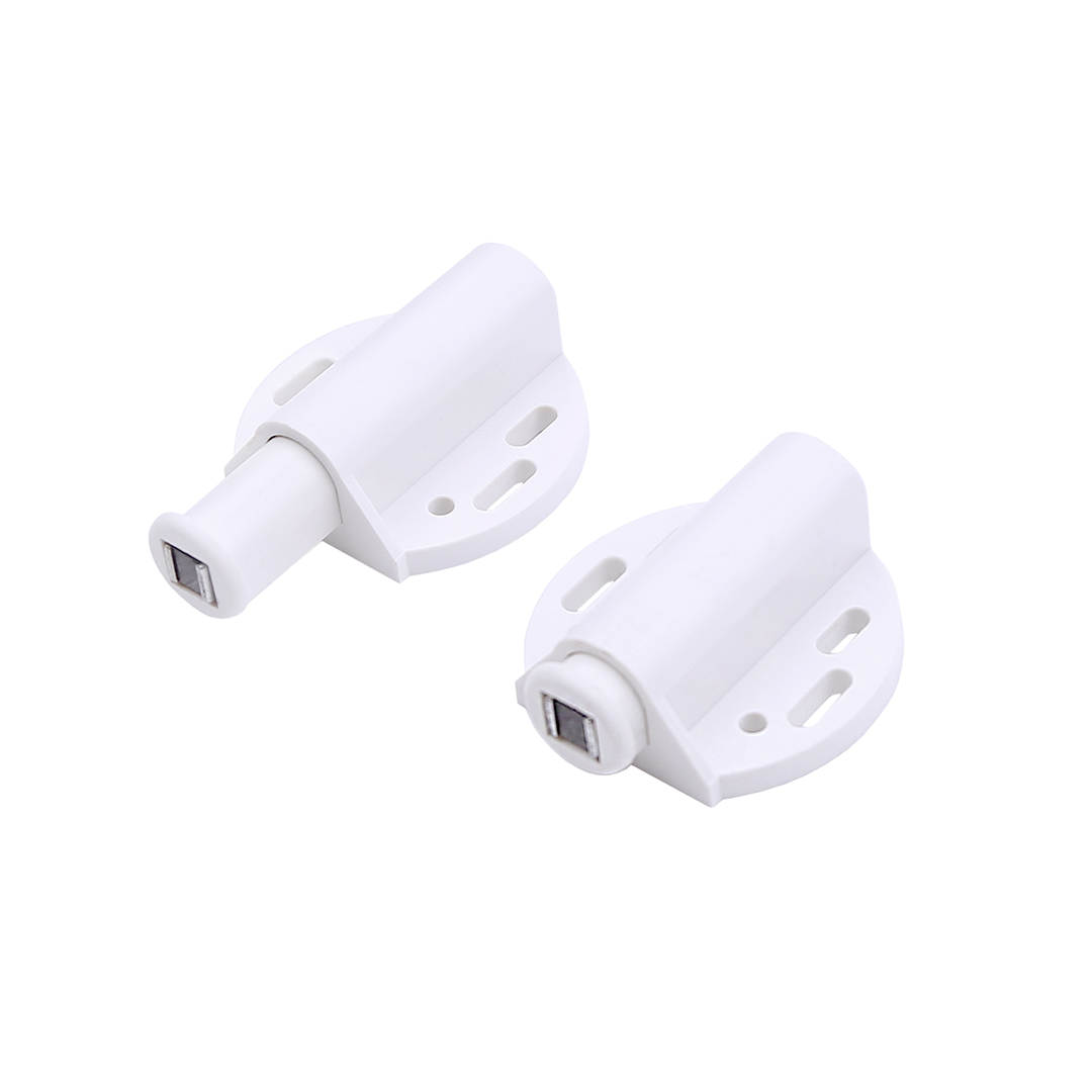 023709 Магнитный держатель для стеклянного фасада, комплект из 2 шт, белый MARLOK