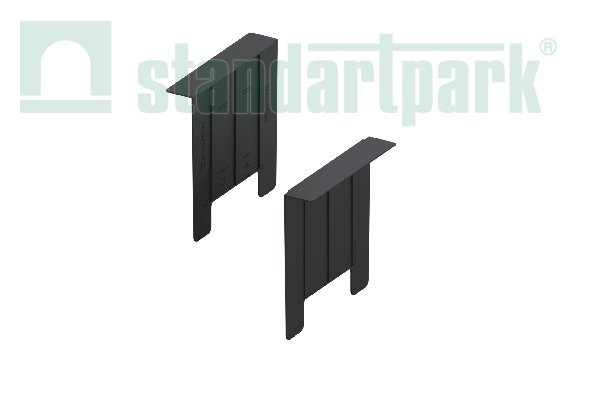 8378 Перегородка-сифон к дождеприемнику, Polymax Basic пластиковая 249x49x243