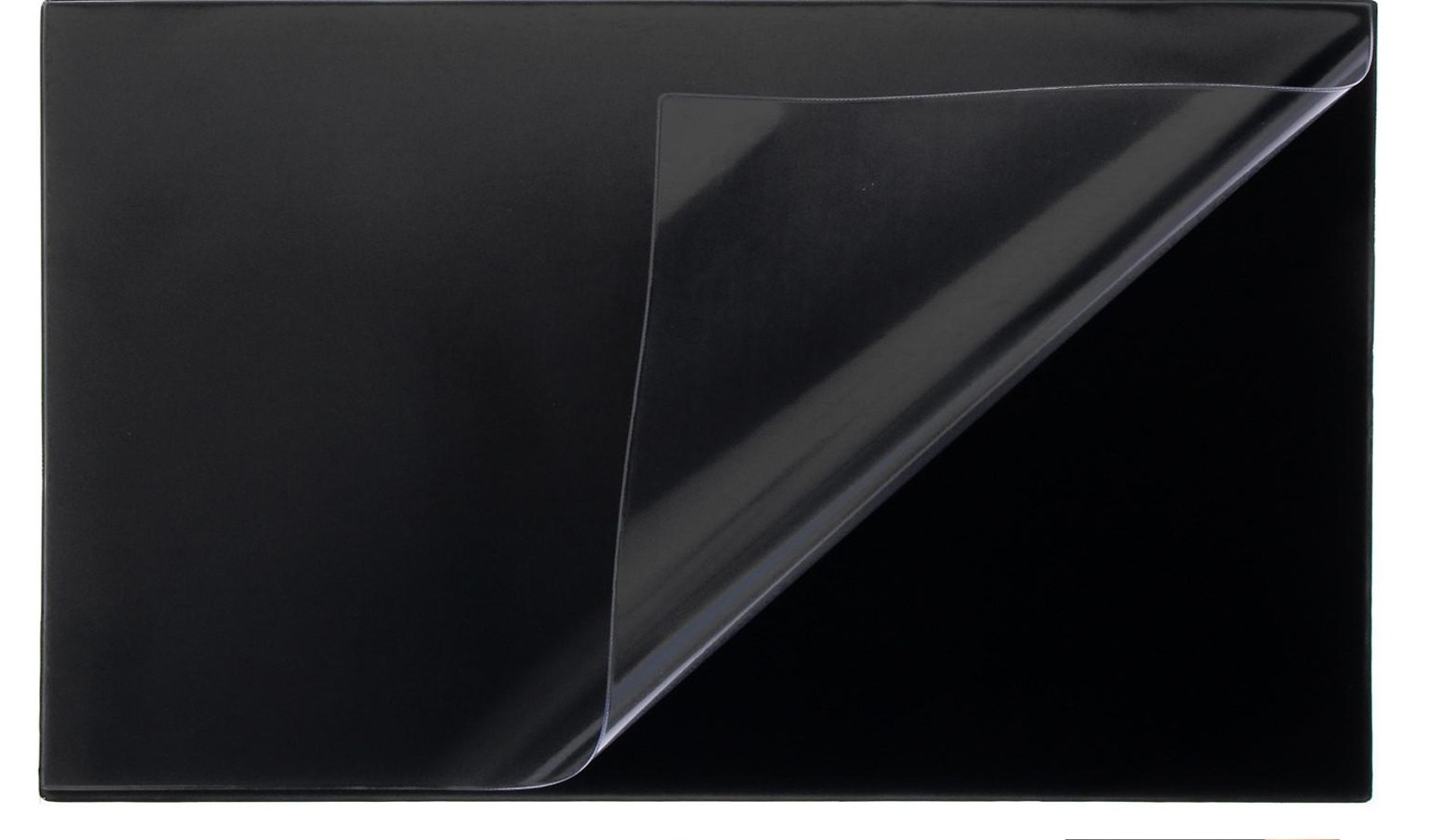 3342400 Накладка на стол офисная 45х65см Calligrata, с прозрачным карманом, черный