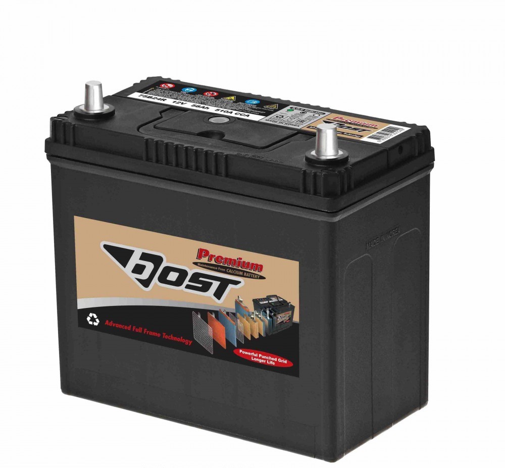 75B24R BOST Аккумулятор 75B24R Ёмкость 58Ah, CCA, Пусковой ток 510А BOST PREMIUM MF