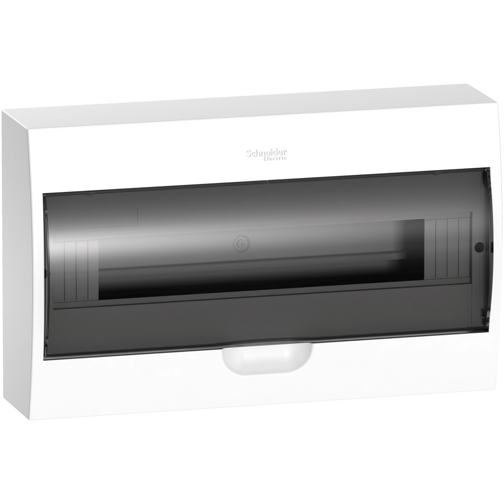 EZ9E118S2SRU Бокс навесной Systeme Electric City9 с проз. дв. 1ряд-18мод,IP40,IK07,63А,2 клеммы