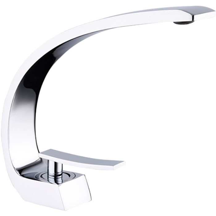 T703 Смеситель для кухни одноруч, латун, хром, OUTE