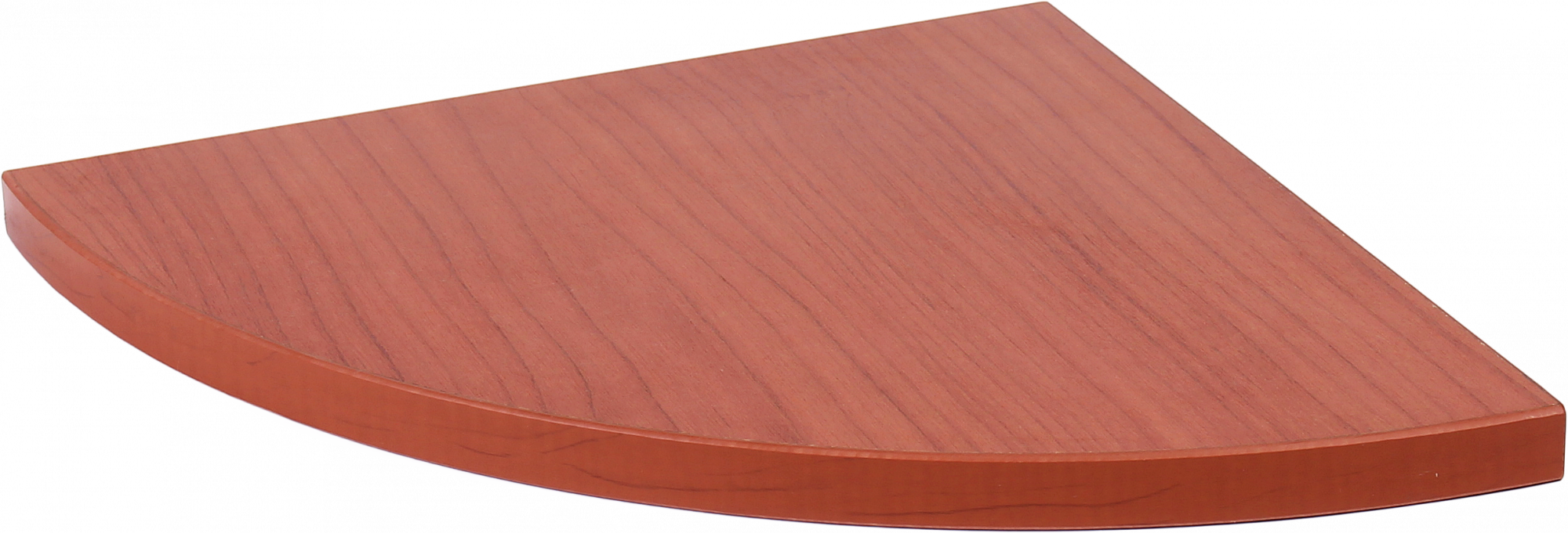 LWCHCSR25 Полка дерев. угловая (25х25х1,6 см) вишня