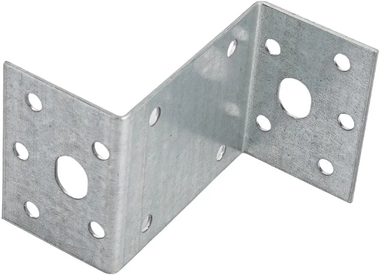 13-0011200 Уголок крепежный Z-образный 45х90х65х2,0 мм оцинк. (1-50) Э