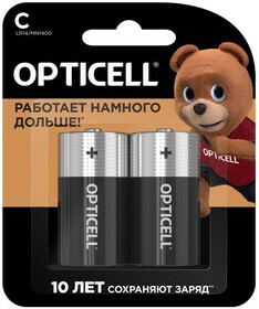 5051004 Батарейки Opticell Basic LR14 к-т 2шт