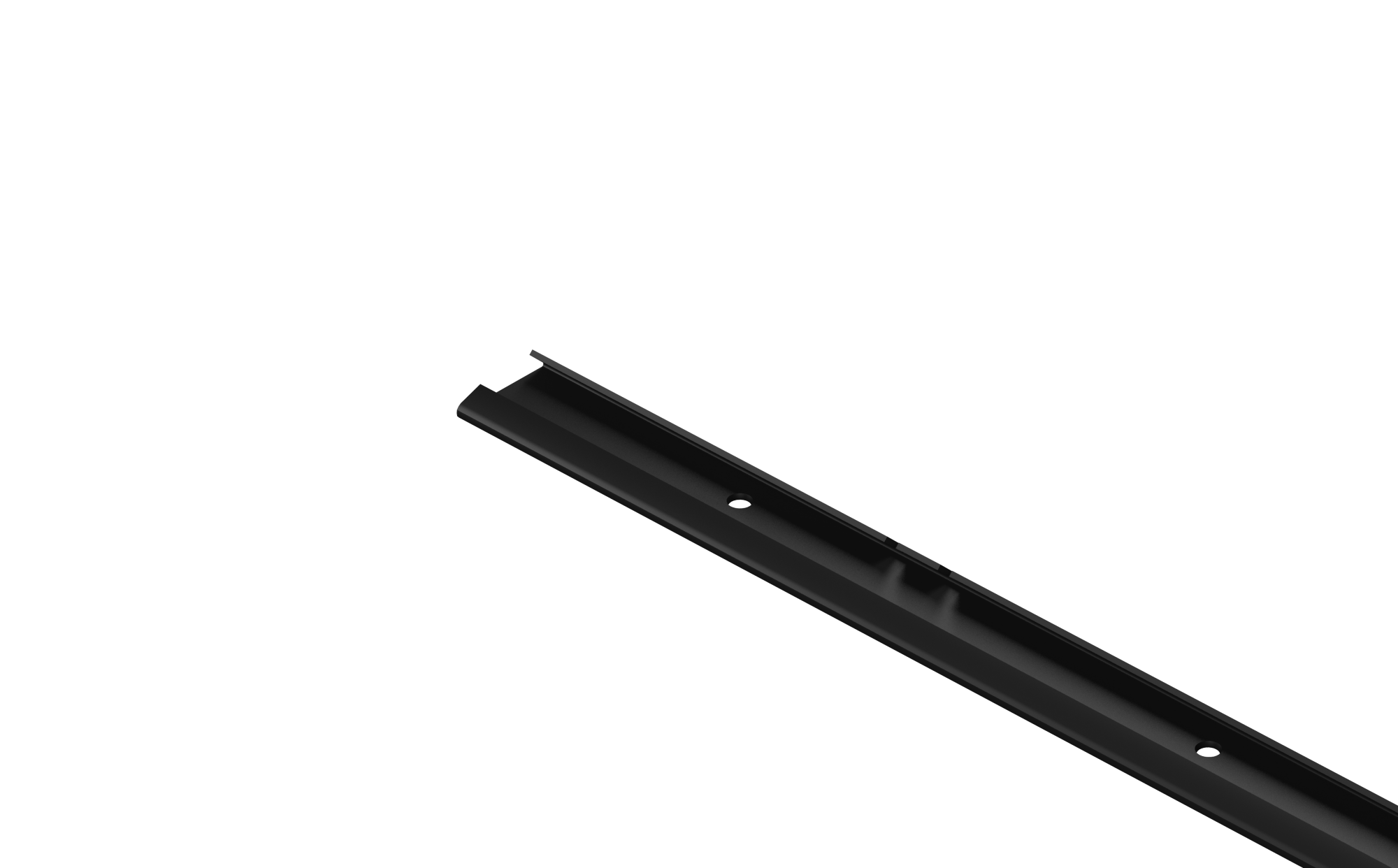 L9810BL Рельс для стоек 1000мм черный