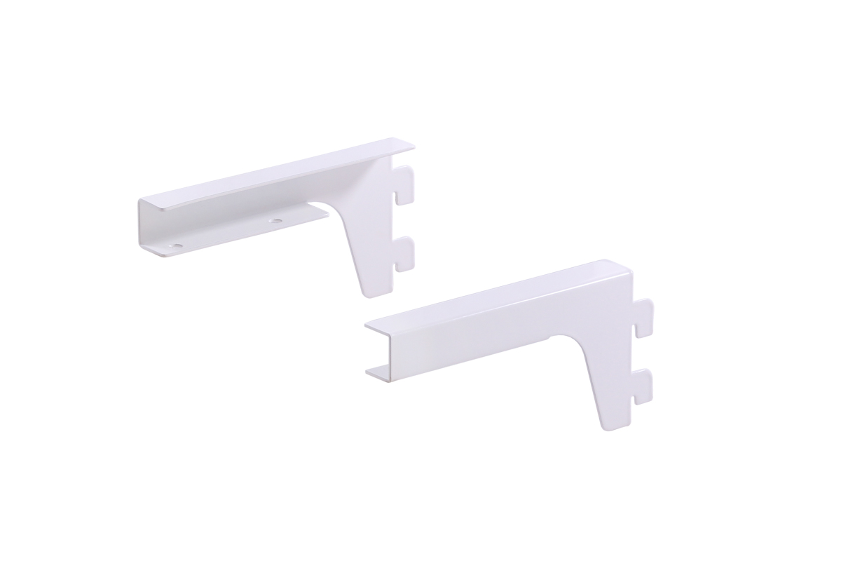 L9096WH Кронштейн для ЛДСП 150 мм (пара) белый