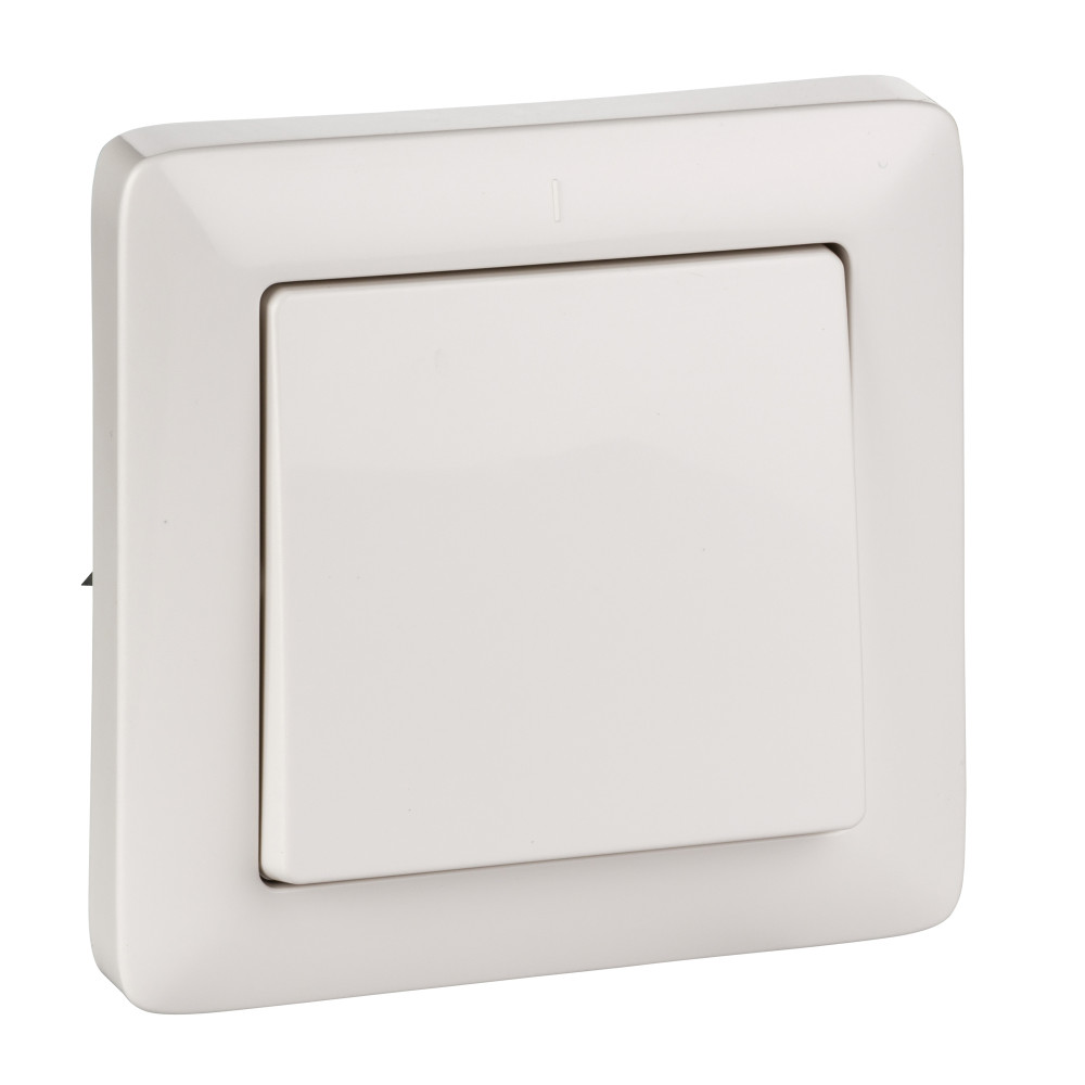 VS16-133-B Systeme Electric ХИТ белый в сборе Выключатель СП 1кл 6А 250В SchE