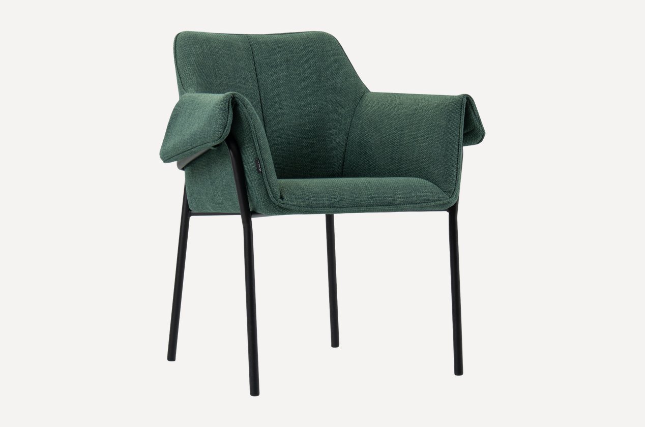 GP-00097397 Стул Дик-1 Textile Olive цвет олива, опоры черный