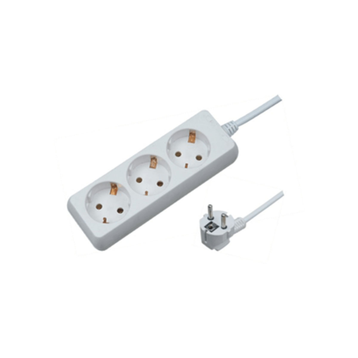 212132-3 Удлинитель бытовой ПРОГРЕСС STANDARD 3м 3гн 3х1.00 мм