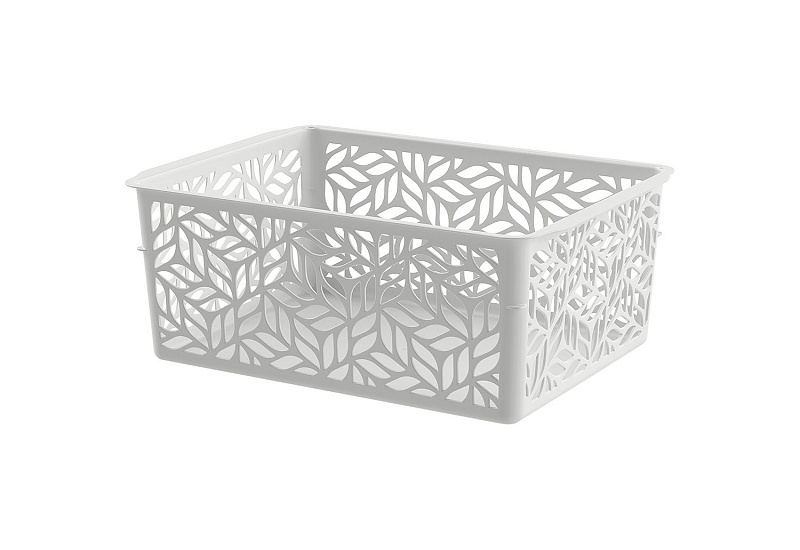 221313021-03 Корзинка универсальная Linden 1,4л, 190х140х75мм светло-серый