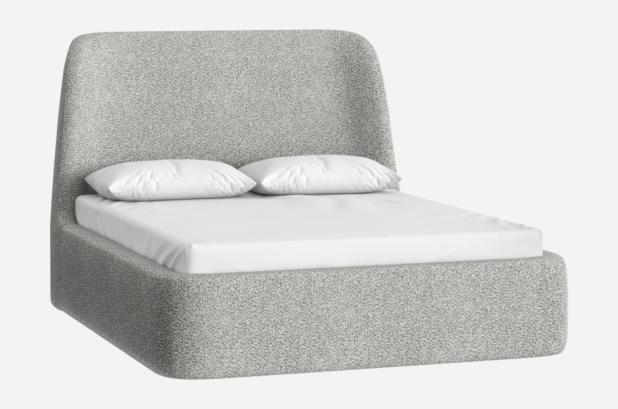 GP-00097380 Кровать Далти 160 Bucle Smoky