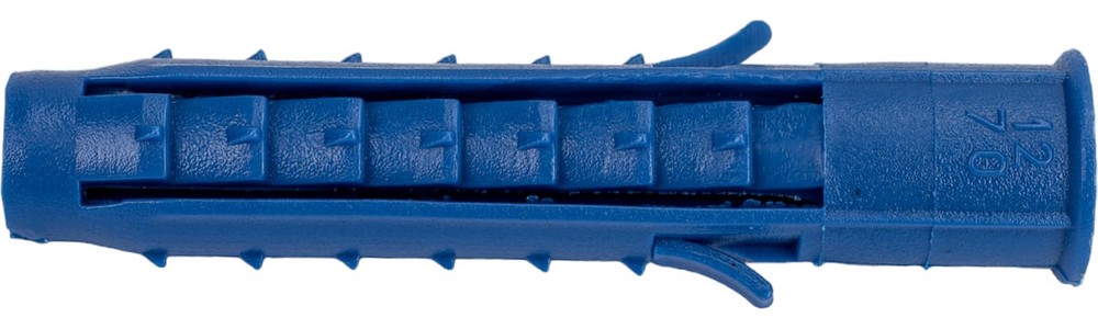 111467 Дюбель распорный Чапай 12х70 шипы+усы полипропилен (30 шт) - коробка с ок СФ