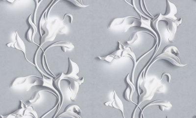 HC72275-14 Обои флизелиновые Barelief мотив серый 1,06х10,05м