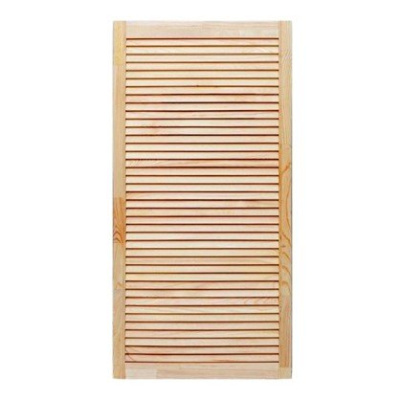 РБ-00001113 Дверь жалюзийная 594х1205х20мм сорт А (хвоя)