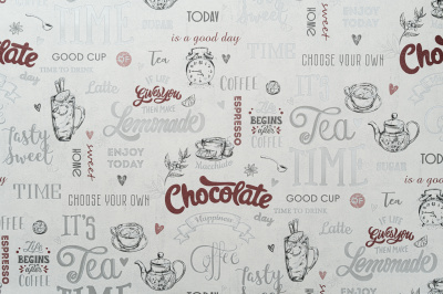 11066-01 Обои флизелиновые Латте, мотив серый 1,06x10,05м