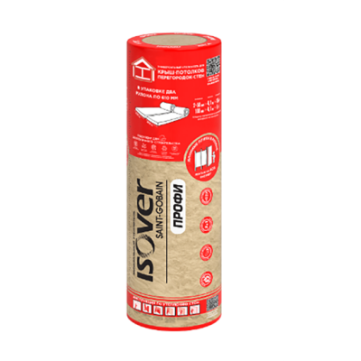 Утеплитель Изовер Профи Твин 50х610х4100мм 10кв.м