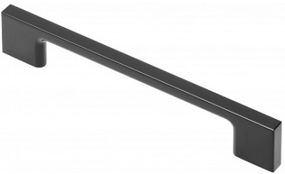 М0084 Ручка-скоба 128 мм черный матовый 651 металл