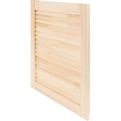 РБ-00001085 Дверь жалюзийная 394х605х20мм сорт А (хвоя)