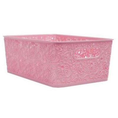 Т264-4 Корзина для хранения СКАЗКА 290х210х100 №3 розовый