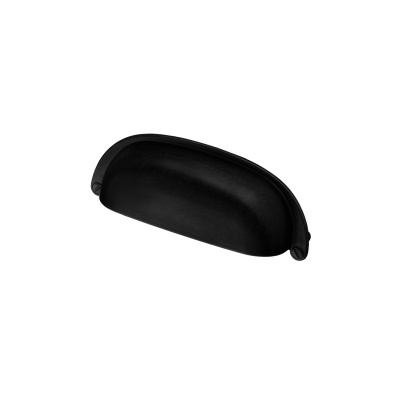 RS-118-96 BL Ручка-ракушка, 96 мм, черный матовый