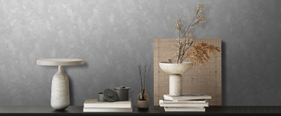 88927 Обои флизелиновые Ankara, фон серый 1,06х10м1