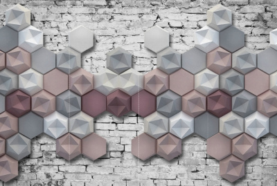 мозаика на стене 400