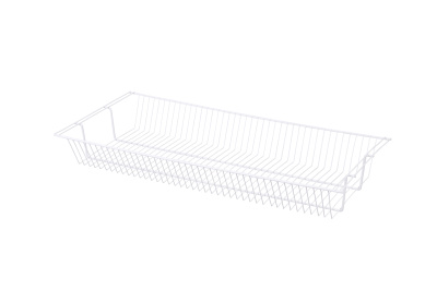 L9550WH Полка-корзина сеточная 903x406x118 мм белый