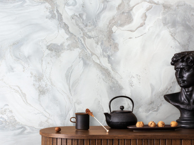 287575 Обои флизелиновые Odyssey, мотив серый 1,06х10м1