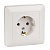 RS16-134-B Systeme Electric ХИТ белый в сборе Розетка СП 1м с-з б-ш 16А 250В SchE