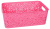 Т265-4 Корзина для хранения СКАЗКА 330х220х120 №4 розовый