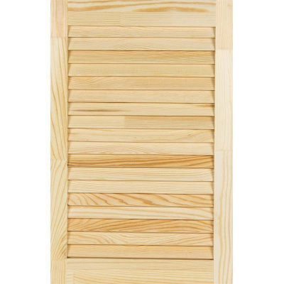 РБ-00001110 Дверь жалюзийная 594х605х20мм сорт А (Хвоя)