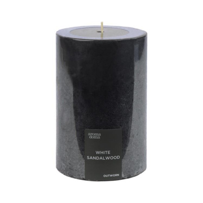 441127 Свеча Outworn Белый сандал 10х15см