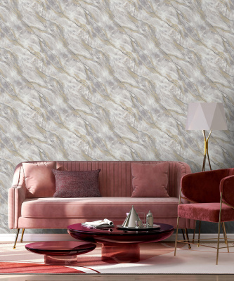 7239-23 Обои флизелиновые Atlas, мотив серый 1,06x10,05м1