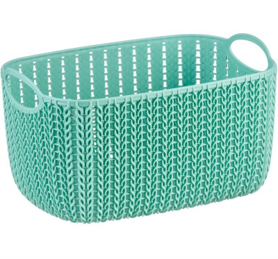 М 2381 Корзинка ВЯЗАНИЕ 7л фисташковый
