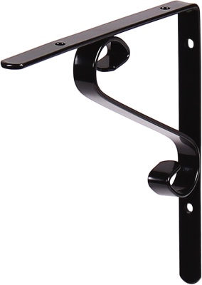 L7416BL Кронштейн S 150х150мм ЧЕРНЫЙ