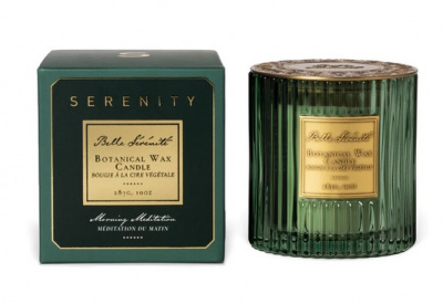 909597 Свеча Serenity Belle serenite Утренняя медитация 9х9,5см 2 фитиля