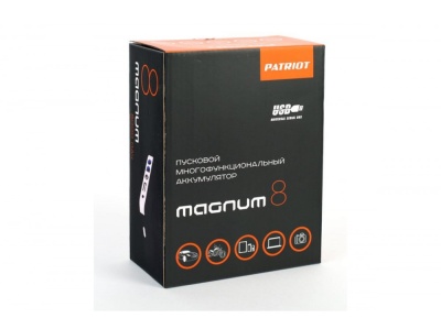 650201608 Пусковой многофункциональный аккумулятор MAGNUM 8 PATRIOT1