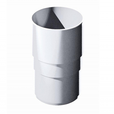 Муфта трубы ПВХ белый