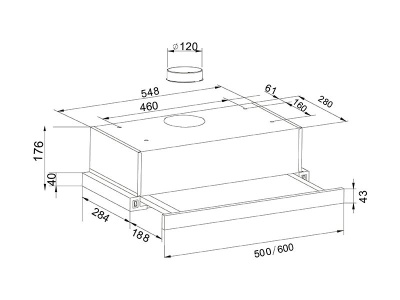 Вытяжка making Oasis everywhere VT-60WG (F)1