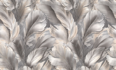 HC72172-42 Обои флизелиновые Aura мотив серый  1,06х10,05м