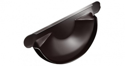 Ral8017 Заглушка желоба GrandLine d 125 (шоколад)