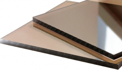 Поликарбонат монолитный 03мм 3,05х2,05м бронза