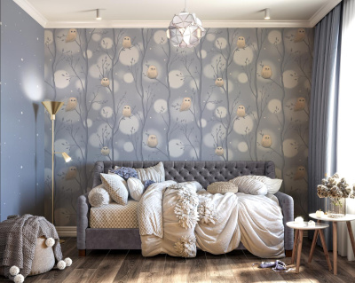 HC72161-46 Обои флизелиновые Dream мотив синий 1,06х10,05м1