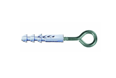 244121 Крюк-кольцо с дюбелем  6 мм (6 шт) Э