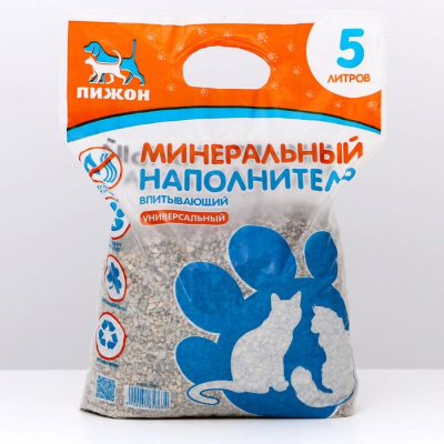 3185363 Наполнитель минеральный впитывающий Пижон универсальный 5л