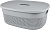 PT1332СШ-12 Корзина для хранения с крышкой OSLO 12л серый шторм