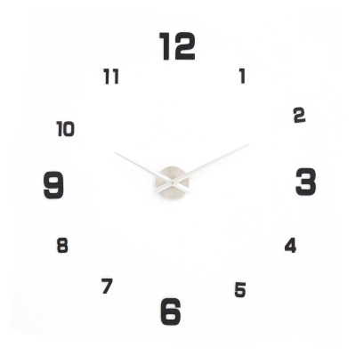 2366727 Часы-наклейка Эндерлин, d-120 см, черные