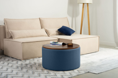 GP-00097435 Пуф Арис-2 Textile Blue инт