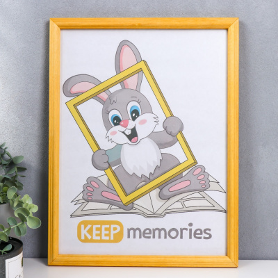 4372296 Фоторамка  дерево 30х40 см. цвет сосна